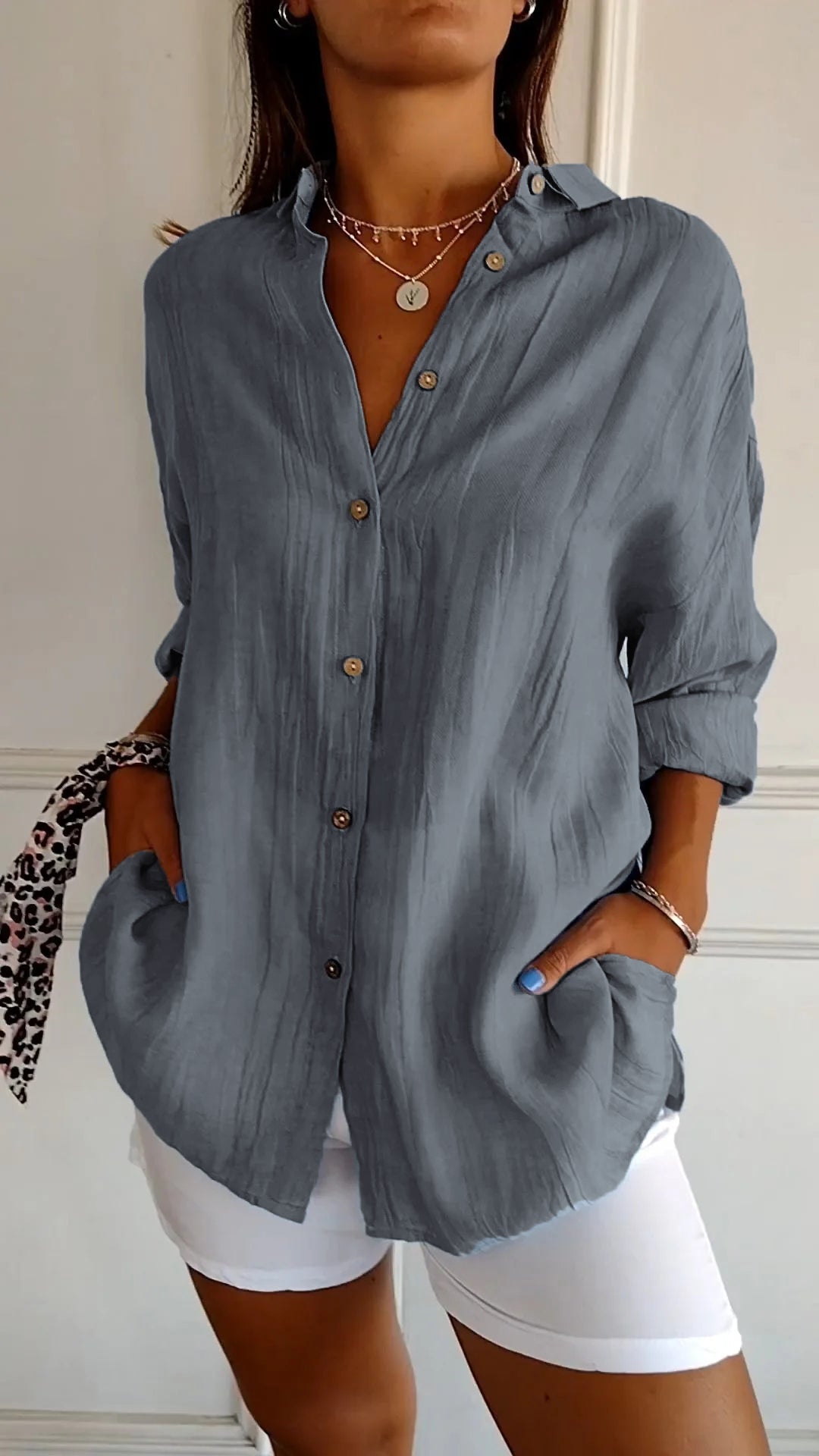 Emily | Elegant Oversized Blouse