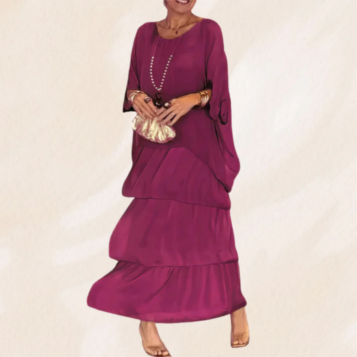 Estelle | Loose Round Neck Maxi Dress