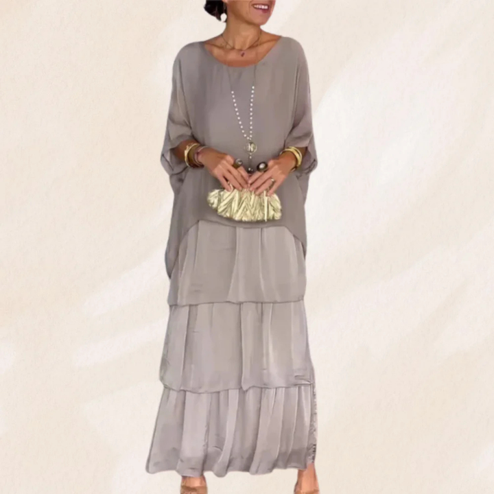 Estelle | Loose Round Neck Maxi Dress