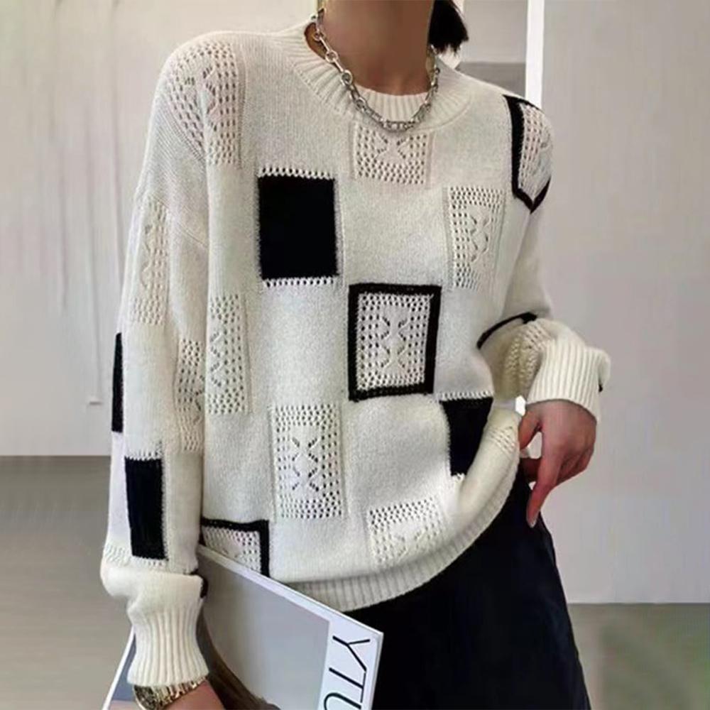 Rosie | Trendy Patchwork Sweater