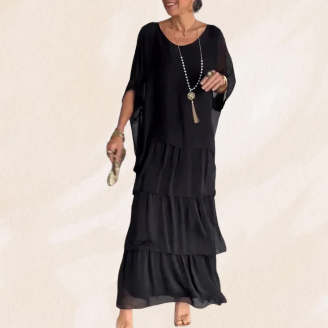 Estelle | Loose Round Neck Maxi Dress