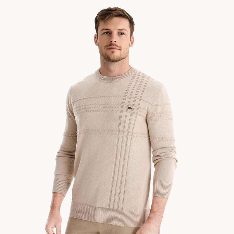 Albert™ | Men's Sweater with Checkered Design