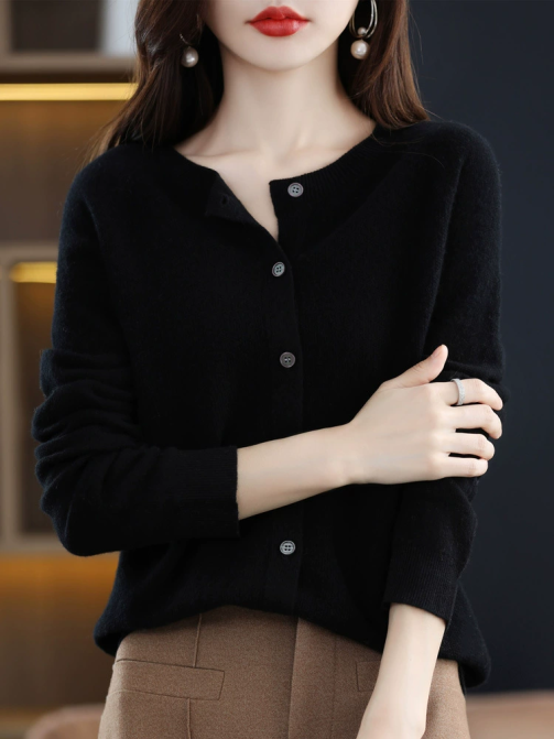 Miranda | Cozy Button Front Sweater