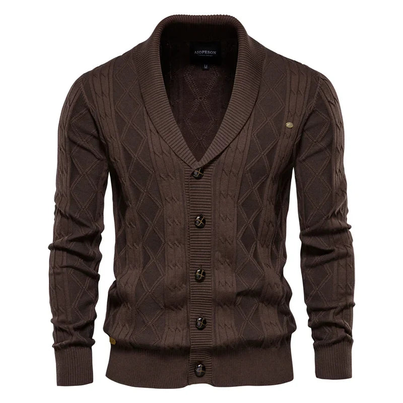 Giova™ | Men's Cardigan with Buttons