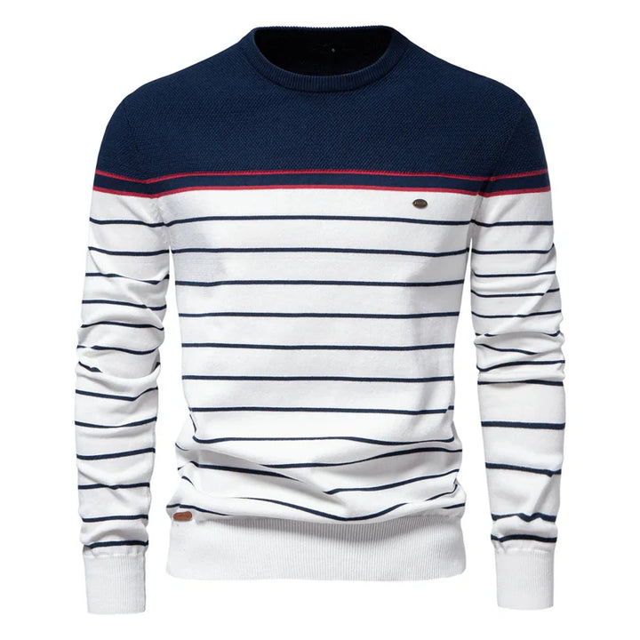 David™ | Men's Sweater with Striped Design