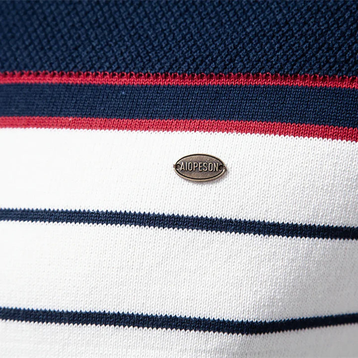 David™ | Men's Sweater with Striped Design