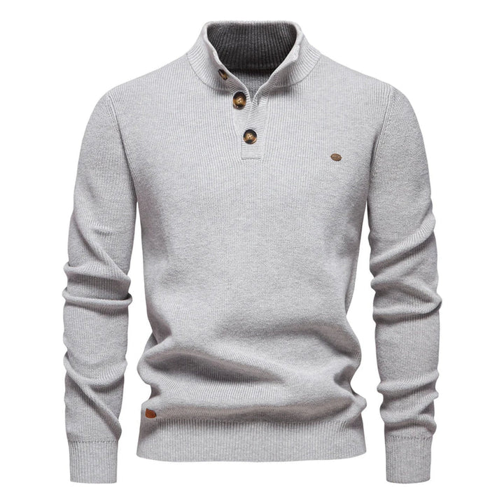 Cole™ | Men's Sweater with Button Design