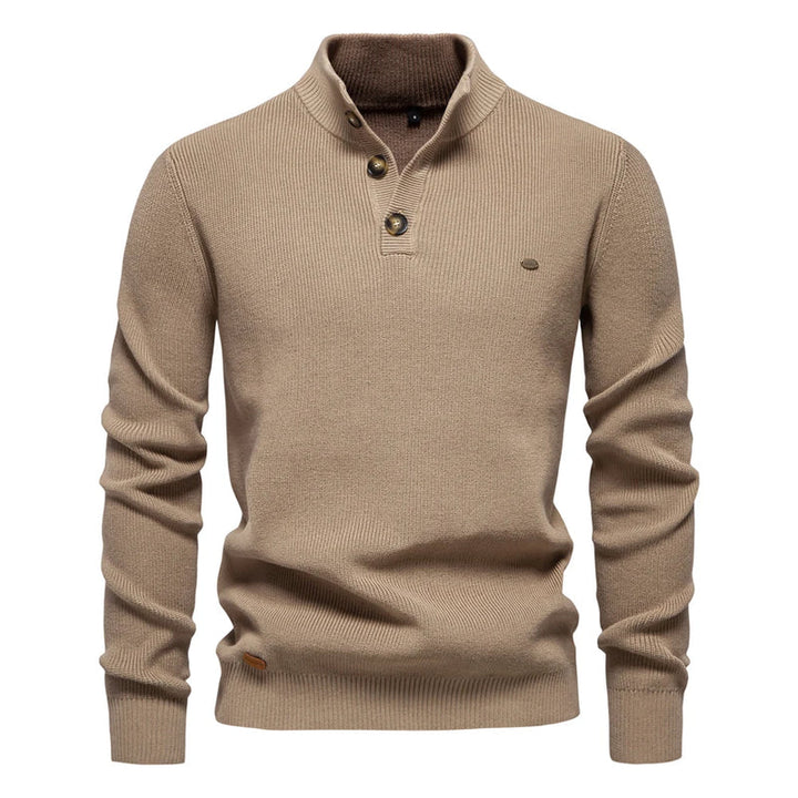 Cole™ | Men's Sweater with Button Design