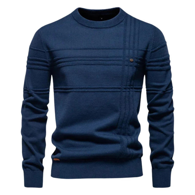 Albert™ | Men's Sweater with Checkered Design