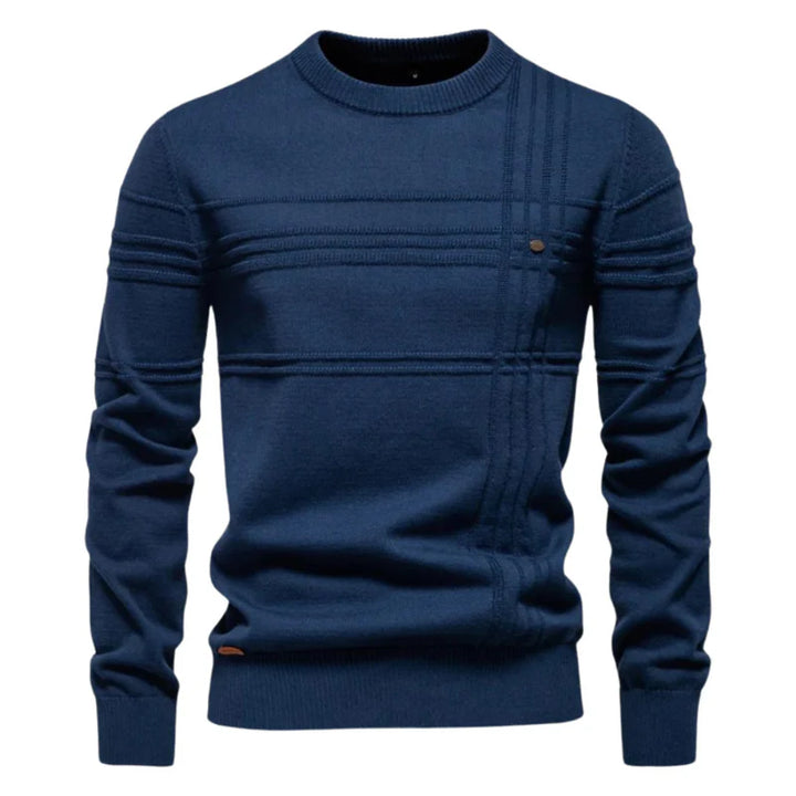 Albert™ | Men's Sweater with Checkered Design