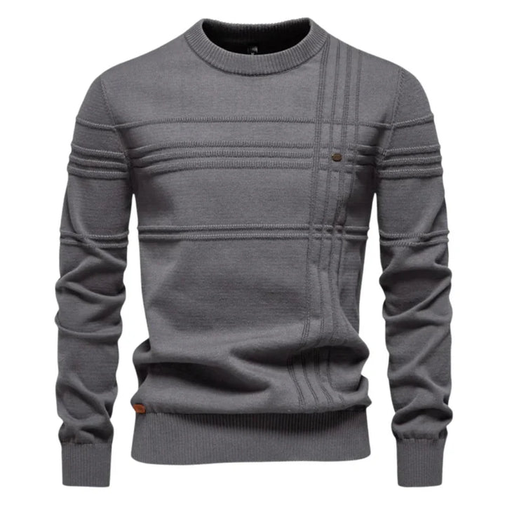 Albert™ | Men's Sweater with Checkered Design