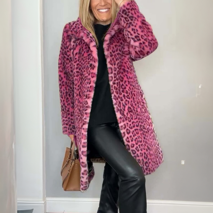 Dainna | Elegant Leopard Coat